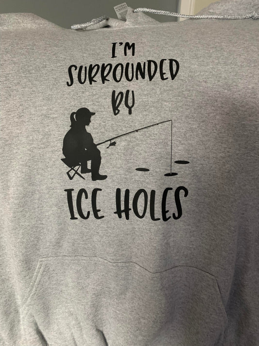 I'm Surrounded by Ice Holes (Female) - Hoodie